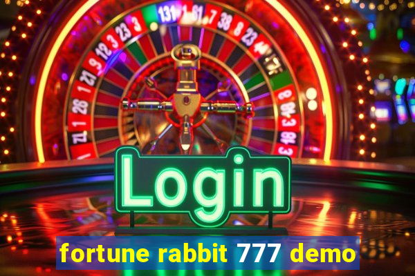 fortune rabbit 777 demo